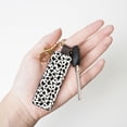 thumbnail image 6 of Keychain 6×3.1×1inpu Leather With Delicate Touch And Strong Recognition Is Used For Daily Travel, Work And Picnic Simple Cow Print Pattern, Vector Art Style_3, 6 of 8