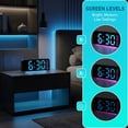 thumbnail image 4 of Unique Bargains Dual Alarm Clock with Snooze Function for Bedside 6.3"x 1.6" x 2.6", 4 of 7