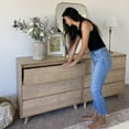 thumbnail image 2 of Plank+Beam Solid Wood Scandinavian 3-Drawer Dresser, Blonde, 2 of 12