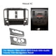thumbnail image 5 of Car Dashboard DVD 9 Inch 2Din Audio Fascia Trim Panel for Tiida 2004-2011 Stereo Android Player Navigation Frame, 5 of 5