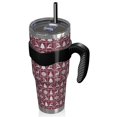 thumbnail image 2 of 40oz Tumbler,Red Christmas Deer and Tree Pattern Insulated Tumblers with Removable Handle,Stainless Steel Double Vacuum Coffee Tumbler Cup with Straw for Home,Office,Travel,Party, 2 of 5