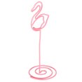thumbnail image 1 of Mensaje 12 Uds Clip De Foto De Cisne Con Base De Alambre De Hierro Tarjeta De Escritorio Nota suministros De artesanía De Negocios Para El Hogar, 1 of 7