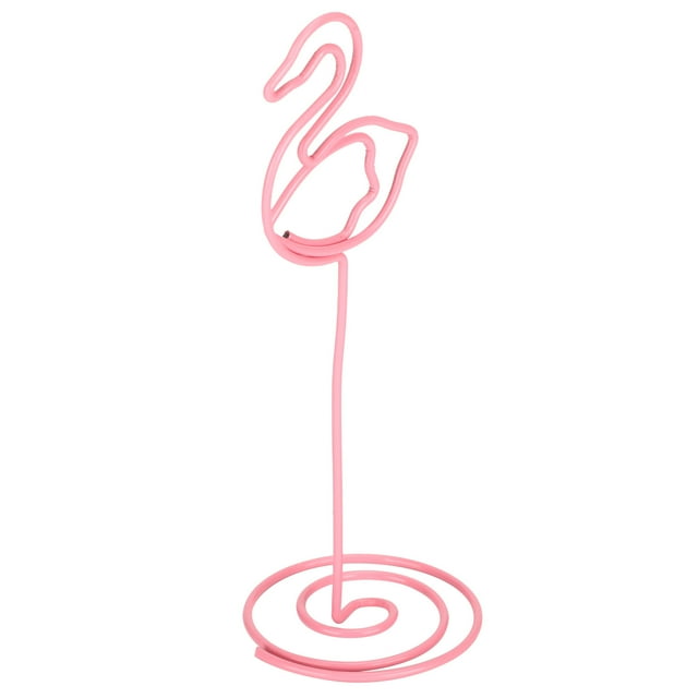 Mensaje 12 Uds Clip De Foto De Cisne Con Base De Alambre De Hierro Tarjeta De Escritorio Nota suministros De artesanía De Negocios Para El Hogar