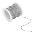 thumbnail image 2 of Jewelry Making Link Chain,19.6 Feet Bead Chain DIY Bead Chain Stainless Steel Jewelry Chain Solid Performance, 2 of 14