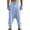 BU21_Light Blue, variant on Mens Harem Pants Baggy Hippie Linen Yoga Beach Trouser Loose Boho Drop Crotch Pants with Pockets White 2XL