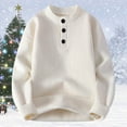 thumbnail image 2 of Kureaily Winter Crewneck Loose Knit Sweater Pullover Casual Layering Top For Youth And Adults Design Ideal For Cold Weather Comfortable Relaxed Fit Stylish Basic Sweater Sweater for Men, 2 of 4