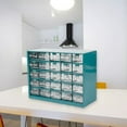 thumbnail image 4 of 25 Drawer Parts Storage Box Home Garage Tool Box Screw Parts Organizer for Beads Green, 4 of 8
