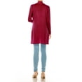 thumbnail image 3 of Women's Casual Open Front Long Sleeves Loose Fit Side Pockets Cardigan, 3 of 6