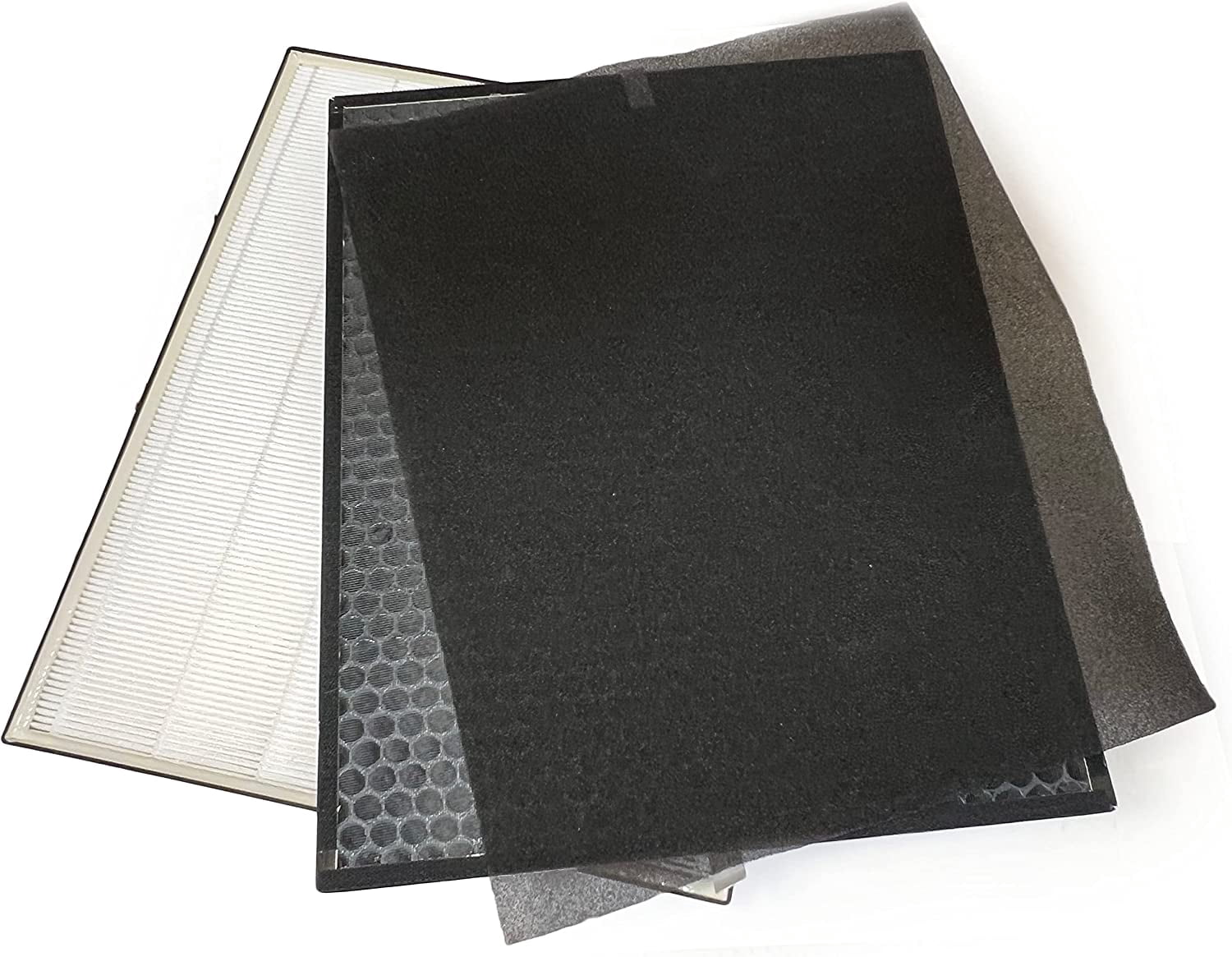 HEPA Filter Carbon Replacement Set For Air Doct Air Purifier 3000 3000M Includes (1) HEPA (2) Carbon VOC Filters (4) Pre Filters