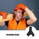 thumbnail image 4 of Grey Denim Dustproof Work Cap for Outdoor Activities Protective Hat, 4 of 5