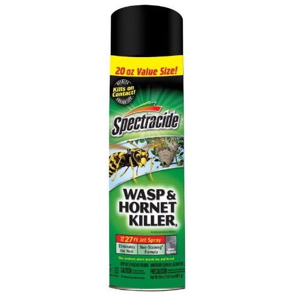 Spectracide HG-65865 Wasp & Hornet Killer3 Aerosol Spray, 20 Oz, 2-Pack, Each