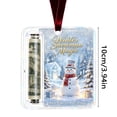 thumbnail image 2 of AOMXGD Christmas Cash Gift Ornament, Clear Acrylic Christmas Money Holder Hanging Ornament for Xmas Tree Home Holiday Decoration Gift Giving, 2 of 9