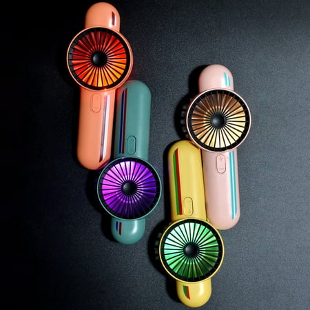 

GoFJ Electric Fan Lovely Shape Cartoon Plastic Mini USB Handheld Fan for Outdoor