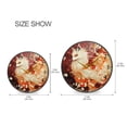thumbnail image 2 of BZSMCE Wall Clock Acrylic Size：9.5*9.5in/11.9*11.9in Dance Of Flames Design Pattern Clock, 2 of 10