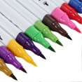 thumbnail image 1 of 24 Pcs Markers Triangular Rod Hand Painted Water Based Paint Watercolor Pen Double Head Marker Pen, 1 of 3
