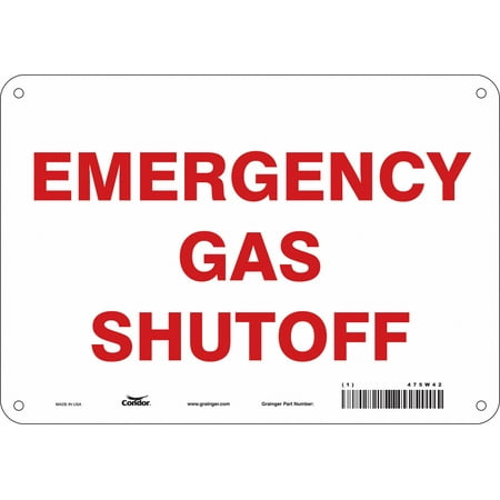 

Condor Safety Sign 7 in x 10 in Aluminum 475W42 475W42 ZO-G5770219