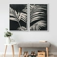 thumbnail image 5 of IDEA4WALL Framed Canvas Print Wall Art Set Mid-Century Geometric Palm Leaf Plants Fine Art Decorative Bohemian Minimalist Chic Artwork for Living Room, Bedroom, Office - White 24"x36"x2, 5 of 5