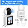 thumbnail image 2 of Two-Way Video/Audio Indoor Camera, Child/Elder/Dog/Pet Camera with Phone App, 2.8In Screen, 1080P Home Security Camera with Night Vision, One-Button Call, 2 of 7