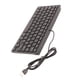 thumbnail image 3 of Teclados de computadora Diseño ergonómico Teclado mecánico ultrafino mini duradero con cable de 78 teclas para PC portátiles (francés), 3 of 15