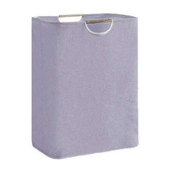 Shoreew Laundry Hamper Storage Basket with Bamboo Handle Foldable Design Large Capacity Waterproof Fabric Clothes Hamper Laundry Basket