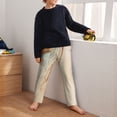 thumbnail image 5 of Xecao Starfish On The Sand Beach Print Teenagers' Pajama Pants Long Sleep Pants Soft Elastic Waist Pajama Bottoms Elastic waist with 2 Pockets 5-16 Years-XS(5-6), 5 of 6