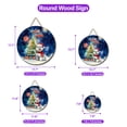 thumbnail image 5 of Merry Christmas and Happy New Year Santa Maltese Holiday Xmas Winter Round Wood Sign Maltese Dog Lover Gifts Idea Hanging Wall Home Decor - 00024, 5 of 5