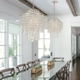 thumbnail image 7 of ARI-304-SA-CL-MWP Crystorama Lighting Arielle - Three Light Chandelier in Traditional and Contemporary Style - 18 Inches Wide by 20.5 Inches High-Hand, 7 of 7