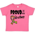 thumbnail image 3 of Inktastic Proud of My Brother Autism Awareness Puzzle Piece Ribbon Boys or Girls Toddler T-Shirt, 3 of 5