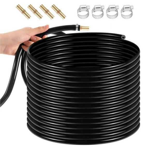 656ft Professional Lake Tubing, 3/8 Inch Self-Weighted Design, Apply to Aerating Fountains and Ice Prevention Systems