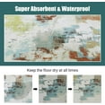 thumbnail image 4 of Absorbent Dog Bowl Mat, 12"x20" Modern Abstract Dog Food Mat, Cat Food Mat for Protect Floors, Waterproof Cute Pet Food Mat with Non-Slip Rubber, Pet Feeding Mat, 4 of 6