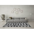 thumbnail image 3 of Ahgly Company Indoor Rectangle Abstract Gray Modern Area Rugs, 2' x 5', 3 of 4