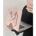 thumbnail image 5 of 14 Inch Notebook Bag For Macbook Air Pro M1 Lenovo Dell Huawei Handbag Briefcase Laptop Shoulder Split Leather Sleeve Protector Pink 14", 5 of 5