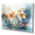 thumbnail image 2 of DESIGN ART Designart "Golden Daffodils Elegance V" Floral Daffodil Canvas Art Print 44 in. wide x 34 in. high, 2 of 5