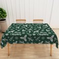 thumbnail image 4 of Duangreer Merry Christmas Theme Rectangle Tablecloth, Holly Xmas Tree Snowflake Print, Washable Table Cover for Party Picnic Indoor Outdoor Decor, 52 x 70 Inch, 4 of 6