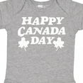 thumbnail image 4 of Inktastic Happy Canada Day with Distressed Maple Leaves Boys or Girls Baby Bodysuit, 4 of 5