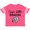 Football Pink and White, variant on Gigi Little Snuggle Bug Gift Boys or Girls Toddler T-Shirt