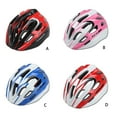 thumbnail image 4 of Yuarrent Casco de bicicleta para niños, equipo de protección deportivo transpirable moldeado integralmente, cascos de montar en monopatín, Ciclismo Azul blanco, 4 of 6