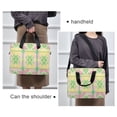 thumbnail image 6 of FORMRS 16" Laptop Bag Carrying Sleeve Case with Handle Travel Shoulder Briefcase, Retro Beige Stars, 6 of 8