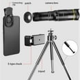 thumbnail image 1 of 32X Monocular Telescope Waterproof Fogproof Monocular Day and Low Night Vision Monocular with Smartphone Holder and Tripod, 1 of 9