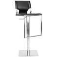 thumbnail image 5 of SAFAVIEH Armondo Rectangle Swivel Mid Back Bar Stool, Black, 5 of 7