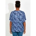 thumbnail image 2 of Avenue Women's Plus Size Capelette Tunic, 2 of 2