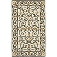 thumbnail image 5 of SAFAVIEH Chelsea Aragon Geometric Borders Wool Runner Rug, Ivory/Dark Brown, 2'6" x 10', 5 of 11