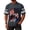 Dark Gray, variant on Men'S USA Flag Off-Road Jeep Print V Neck Football Jersey Short Sleeve Casual Athletic Tee For 4Th Of July And Daily Wear,Navy,XL