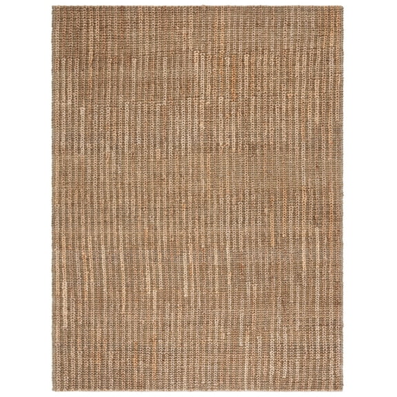 SAFAVIEH Natural Fiber Couture Seanna Solid Area Rug, Green/Natural, 8' x 10'