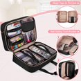 thumbnail image 3 of Neceser Prokva extra grande para mujer con 4 fundas, color negro, 3 of 7
