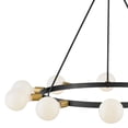 thumbnail image 4 of 83610BK Lark Orla - 100W 10 LED Large Chandelier In Mid-Century Modern Style-29 Inches Tall and 36 Inches Wide-Black Finish, 4 of 20