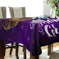 thumbnail image 3 of GZHJMY Mardi Gras Rectangle Tablecloth, Waterproof Stain Wrinkle Resistant Washable Polyester Table Cover for Picnic Dinner Holiday Kitchen Party Decor, 60 x 120 in Home Decor, 3 of 7