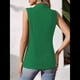thumbnail image 5 of Chaleco Sin Mangas para Mujer, Ligero, con Forro Completo, Chaqueta Informal de Moda para Oficina y Trabajo. Verde XL, 5 of 10