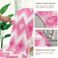 thumbnail image 5 of Yayeee 2 Pack Dining Chair Covers Stretch Parson Chairs Slipcovers Seat Protector, Heart Geometric, 5 of 6