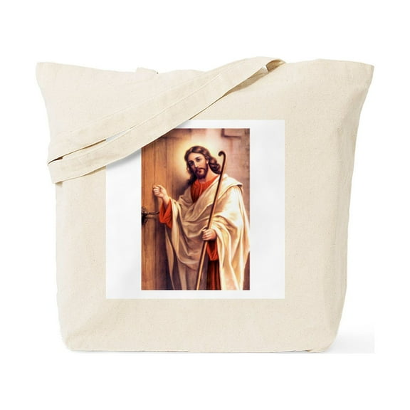 CafePress - Jesus At Door Tote Bag - Unisex Canvas Tote Bag, Beige, 1-Piece